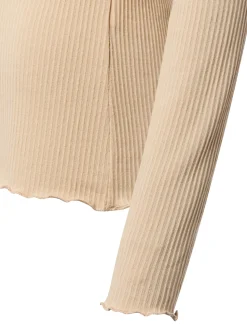 Opus Damen Langarmshirt - Somanzi in sand