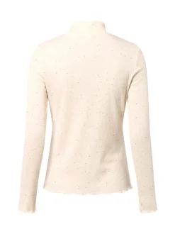 Opus Damen Langarmshirt - Suhanna curly in ecru