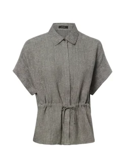 Opus Damen Leinenbluse - Faluri in grau