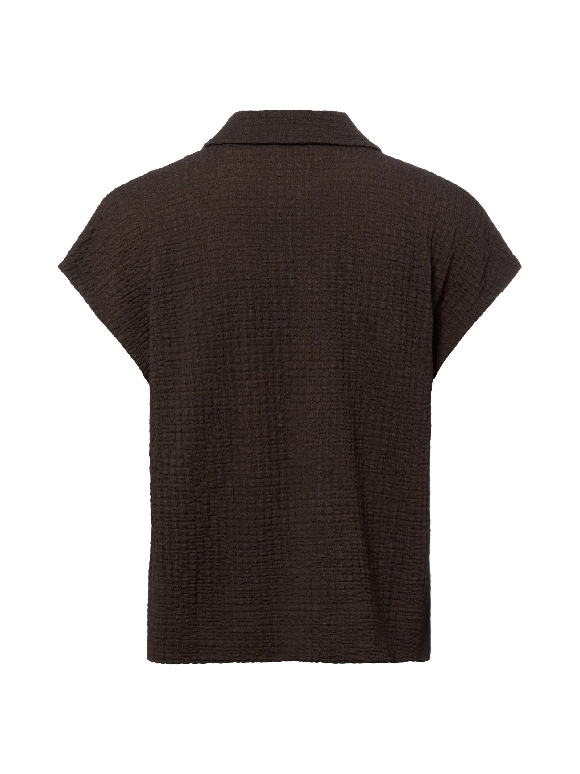 Opus Damen Shirt - Sipin in kastanie - Ärmel: kurzarm