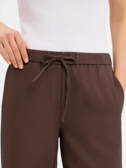 Opus Damen Stoffhose - Melane dynamic in schoko