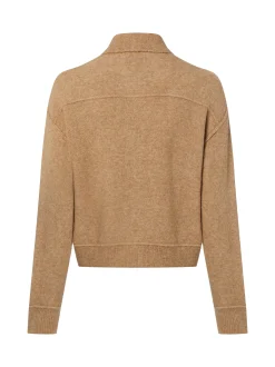 Opus Damen Strickjacke mit Mohairanteil - Daneke in camel