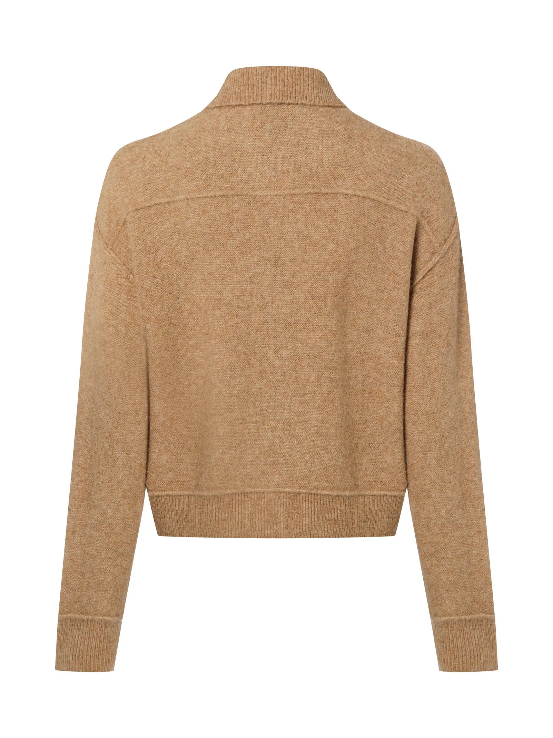 Opus Damen Strickjacke mit Mohairanteil - Daneke in camel