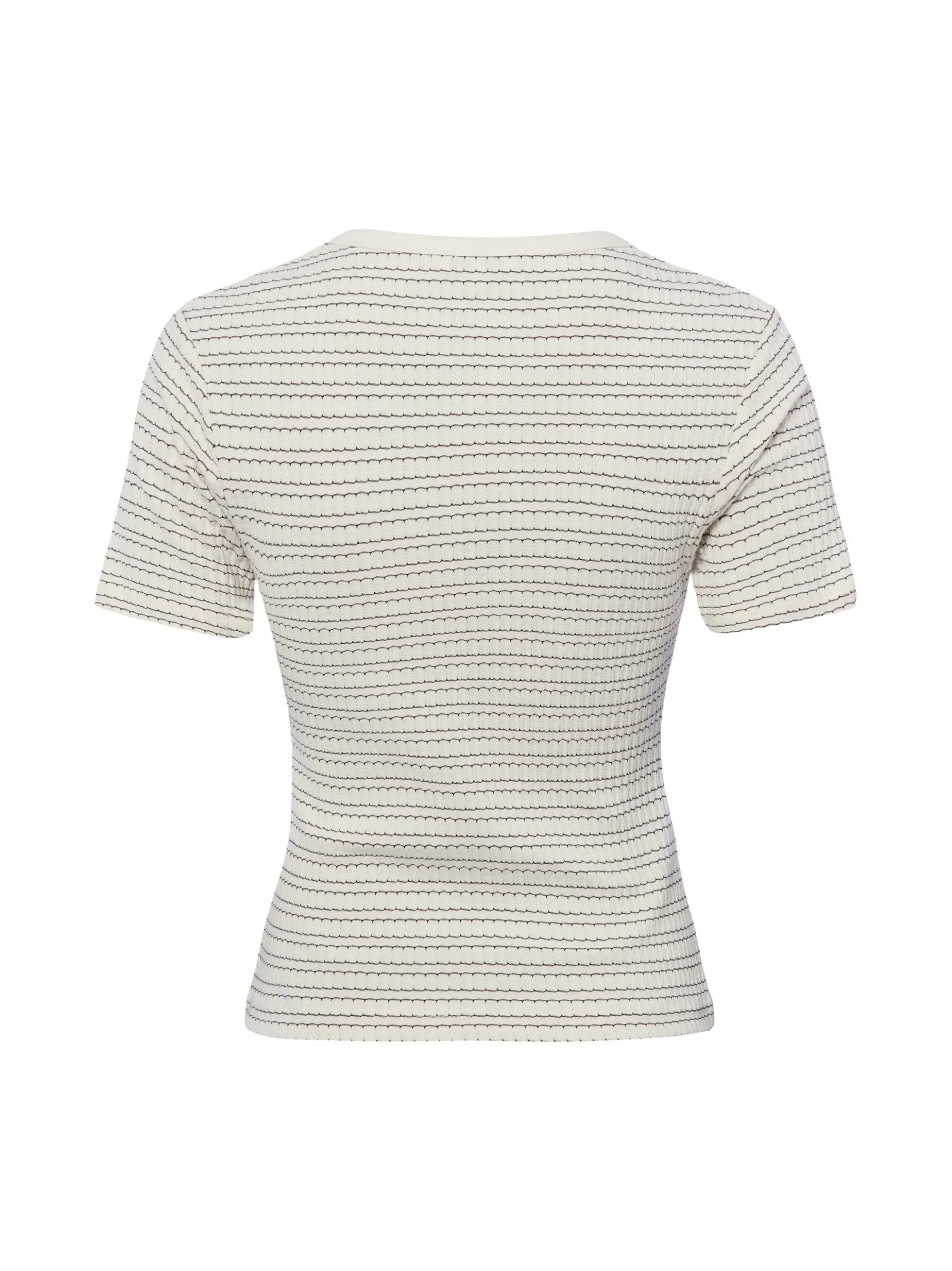 Opus Damen Strickshirt - Soleili in beige schwarz