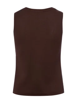 Opus Damen Tanktop - Indros in beige - Ärmel: ohne Arm