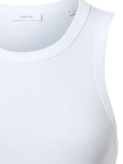 Opus Damen Top - Ilesso in ecru - Ärmel: ohne Arm