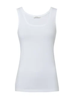 Opus Damen Top - Imilia in weiß - Ausschnitt: Rundhals