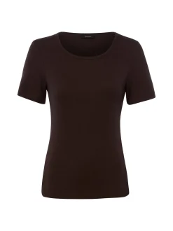 Opus Damen T-Shirt - Safin in schoko - Ärmel: kurzarm