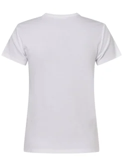 Opus Damen T-Shirt - Samun in weiß - Ärmel: kurzarm