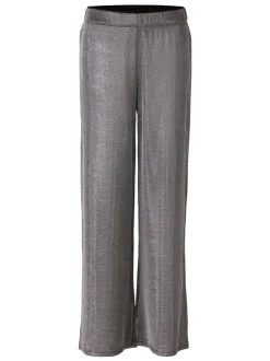 Oui Damen Hose in grau