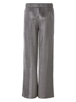 Oui Damen Hose in grau