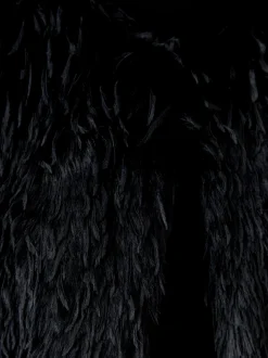 Oui Damen Weste in schwarz