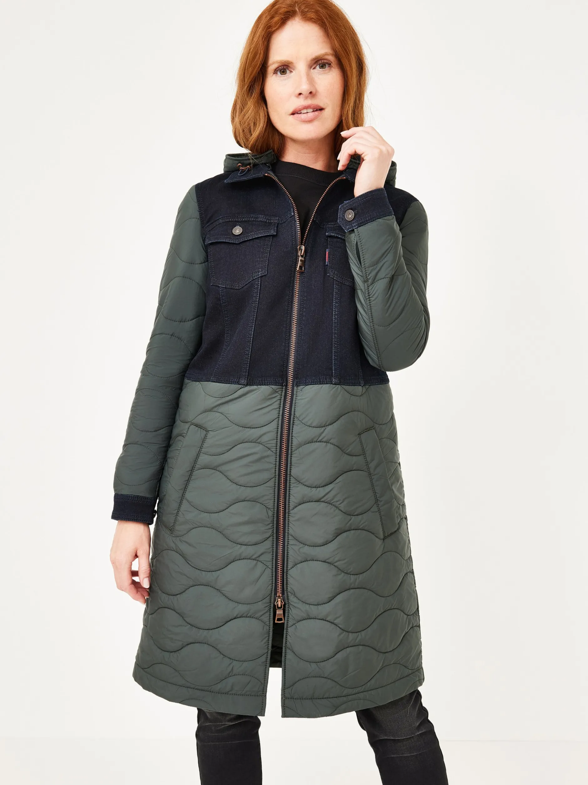 Paddock`s Damen Longjacke in khaki