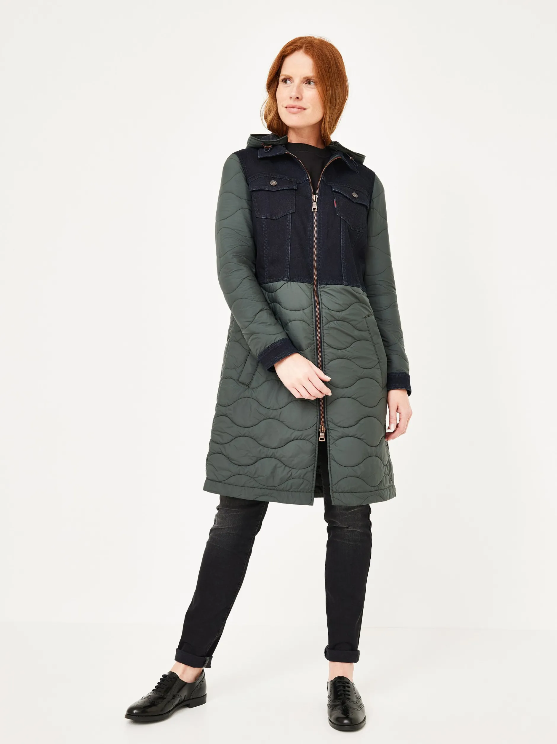 Paddock`s Damen Longjacke in khaki