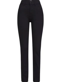 Paddock`s Damen 5-Pocket Hose - PAT Slim Fit in schwarz