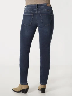 Paddock`s Damen 5-Pocket Jeans - LUCY Skinny Fit in dark stone
