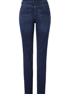 Paddock`s Damen 5-Pocket Jeans - PAT Slim Fit in dark stone