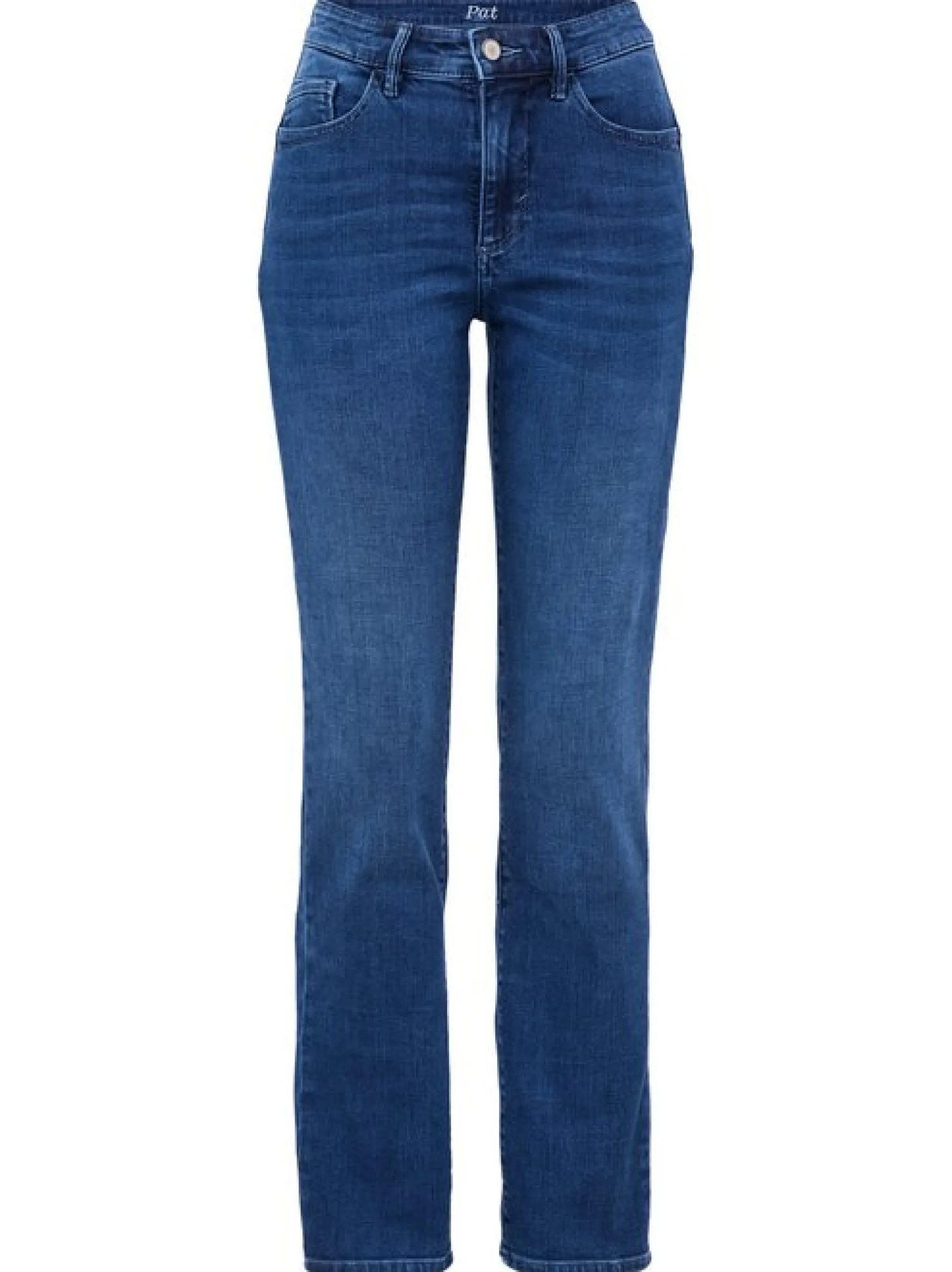 Paddock`s Damen 5-Pocket Jeans - PAT Slim Fit in medium stone