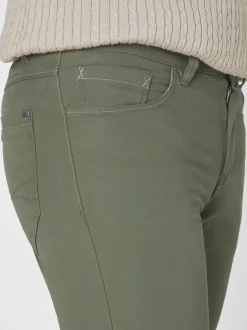 Paddock`s Herren 5-Pocket Hose - PIPE Slim Fit in khaki