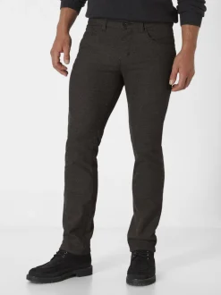 Paddock`s Herren 5-Pocket Hose - PIPE Slim Fit in schwarz
