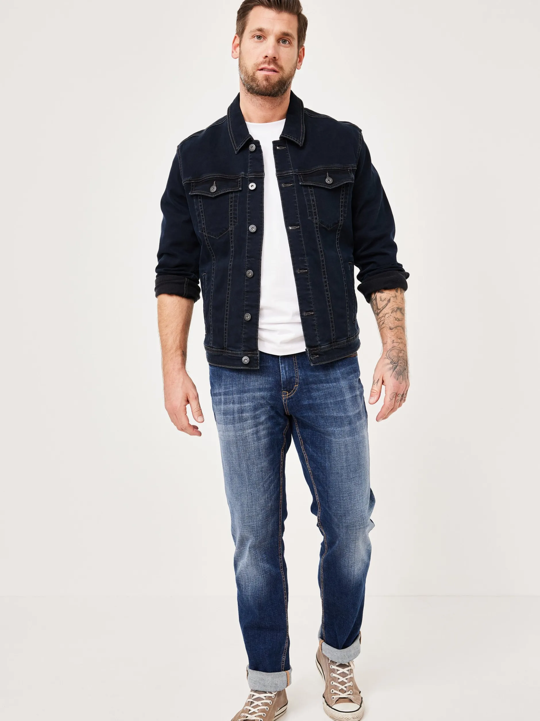 Paddock`s Herren 5-Pocket Jeans - BEN Regular Fit in blau