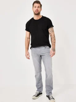 Paddock`s Herren 5-Pocket Jeans - BEN Regular Fit in grau