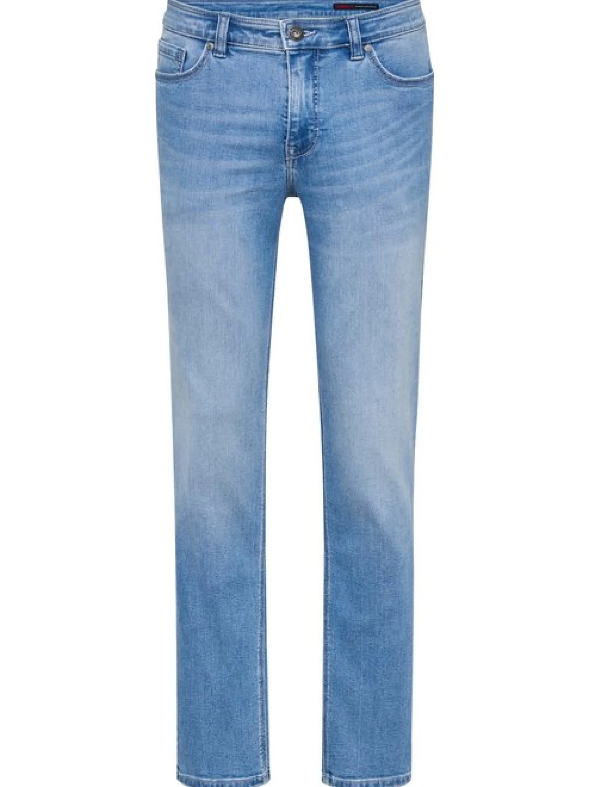 Paddock`s Herren 5-Pocket Jeans - PIPE Slim Fit in bleached