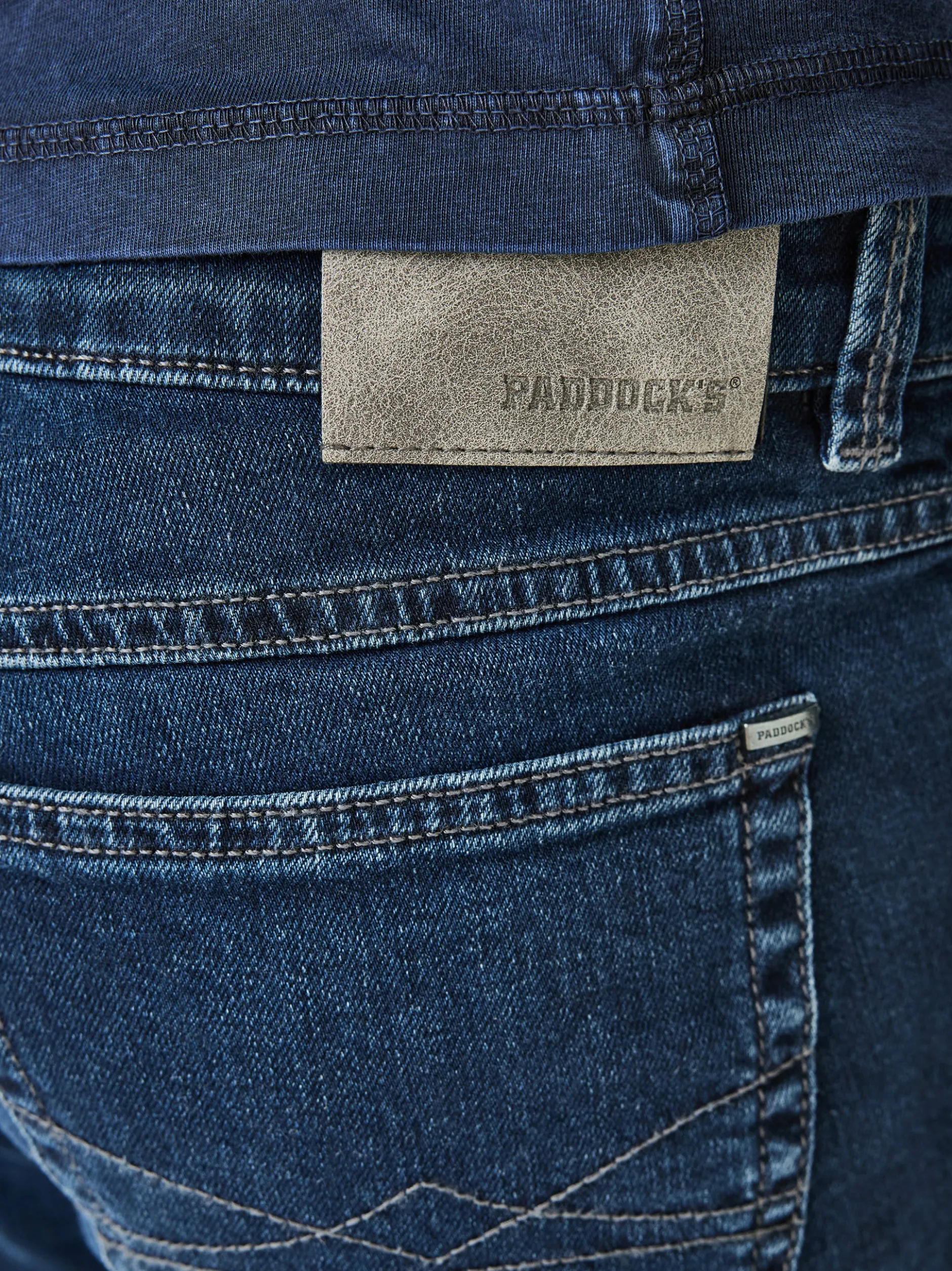 Paddock`s Herren 5-Pocket Jeans - PIPE Slim Fit in denim