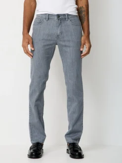 Paddock`s Herren 5-Pocket Jeans - PIPE Slim Fit in hellgrau
