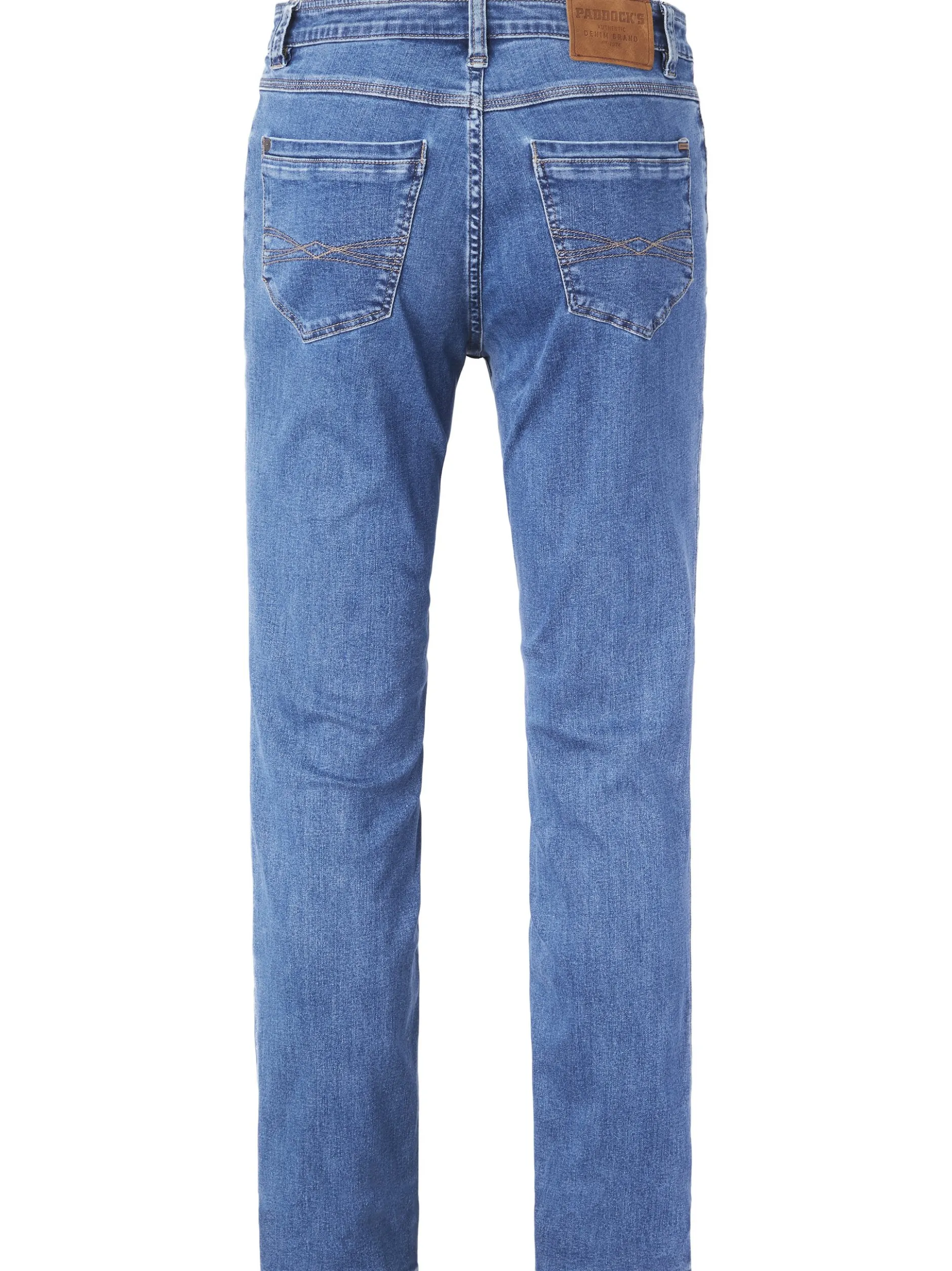 Paddock`s Herren 5-Pocket Jeans - RANGER PIPE Regular Fit in medium stone
