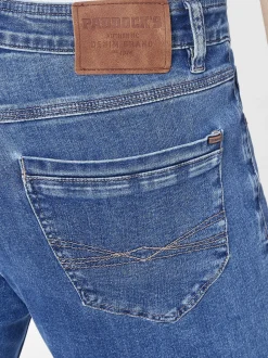 Paddock`s Herren 5-Pocket Jeans - RANGER PIPE Regular Fit in medium stone