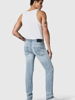 Peak Time Herren Slim-fit-Jeans - Mailand in hellblau