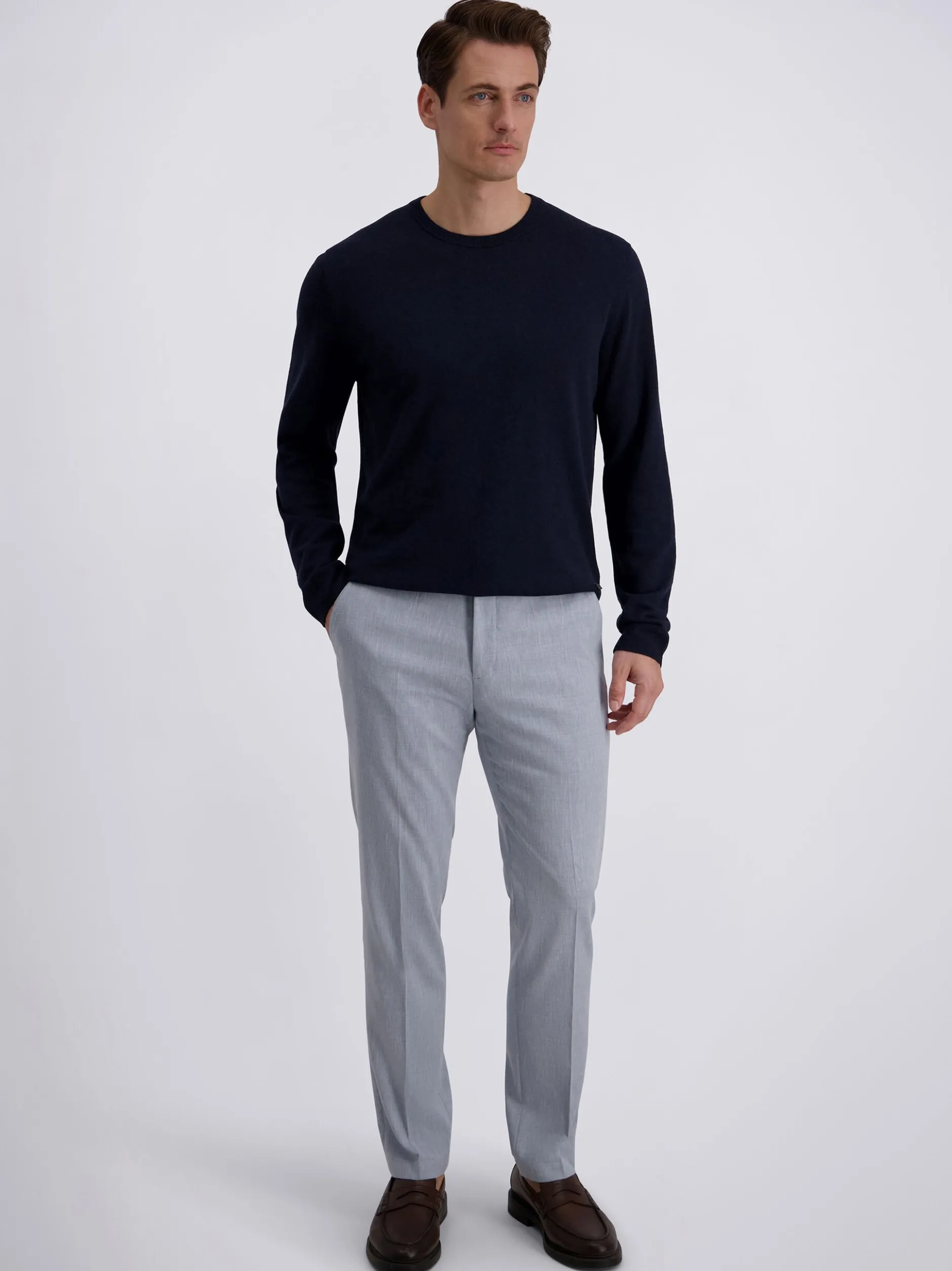 Pierre Cardin Herren Anzughose - Rick in hellblau