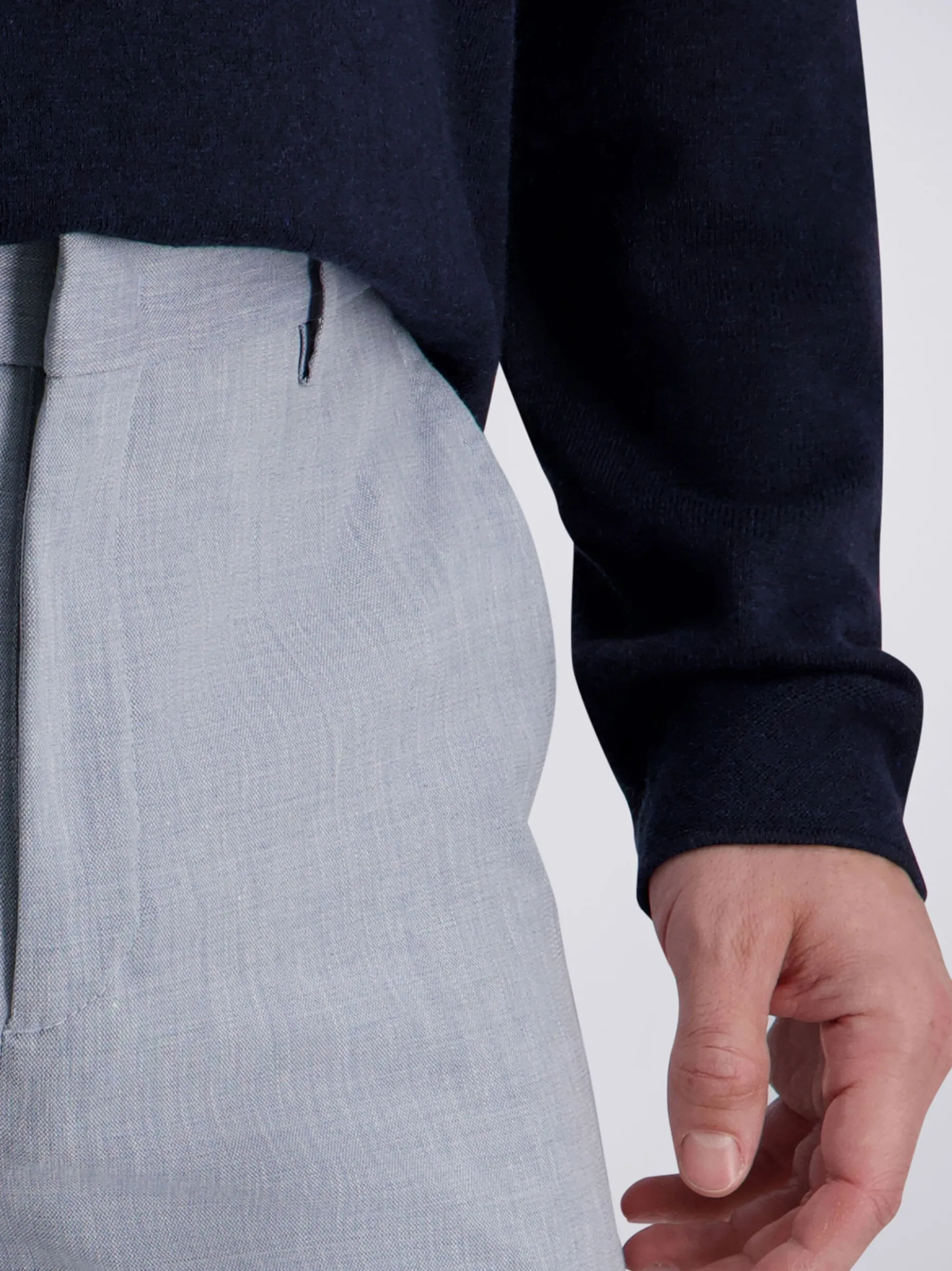 Pierre Cardin Herren Anzughose - Rick in hellblau