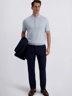 Pierre Cardin Herren Anzughose - Ryan in blau