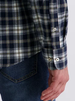 Pierre Cardin Herren Hemd in blau - Ärmel: langarm