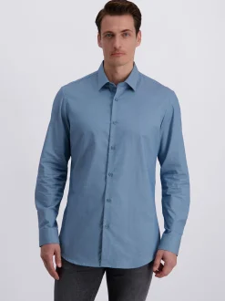 Pierre Cardin Herren Hemd in blau - Ärmel: langarm