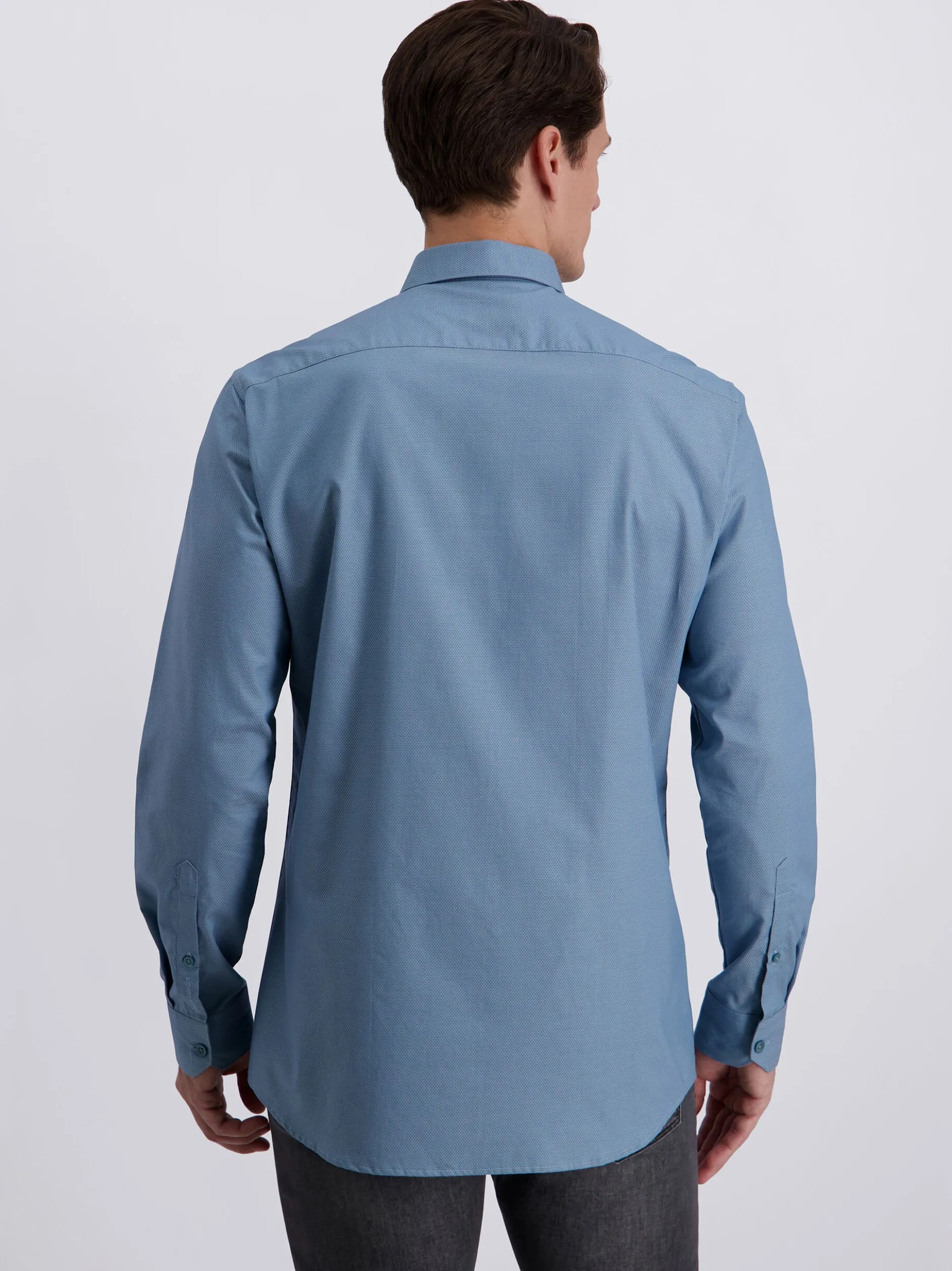 Pierre Cardin Herren Hemd in blau - Ärmel: langarm