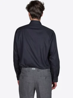 Pierre Cardin Herren Hemd in schwarz - Ärmel: langarm
