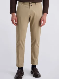 Pierre Cardin Herren Hose Calais in beige - Länge: lang