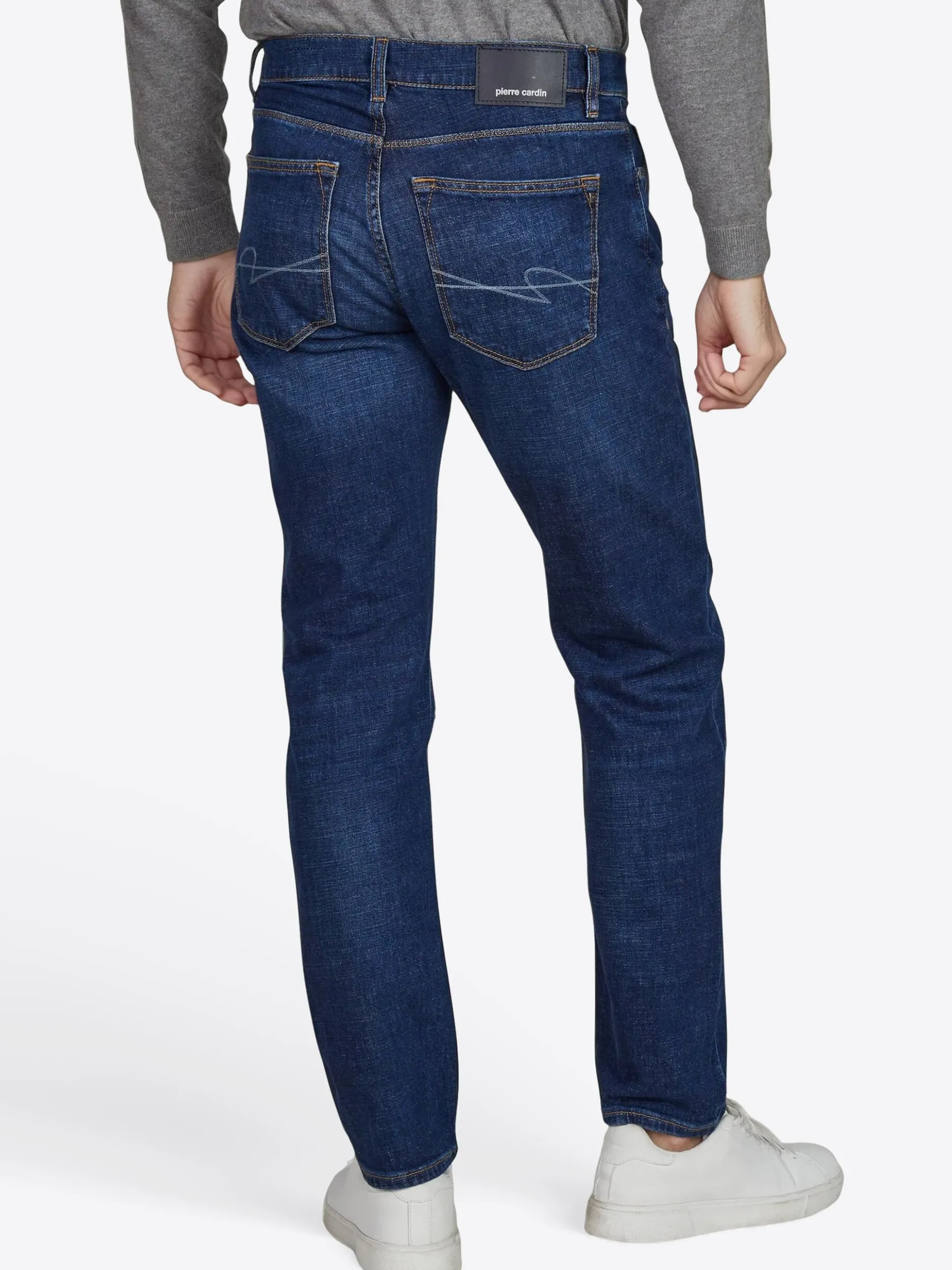 Pierre Cardin Herren Hose Lyon in blau denim
