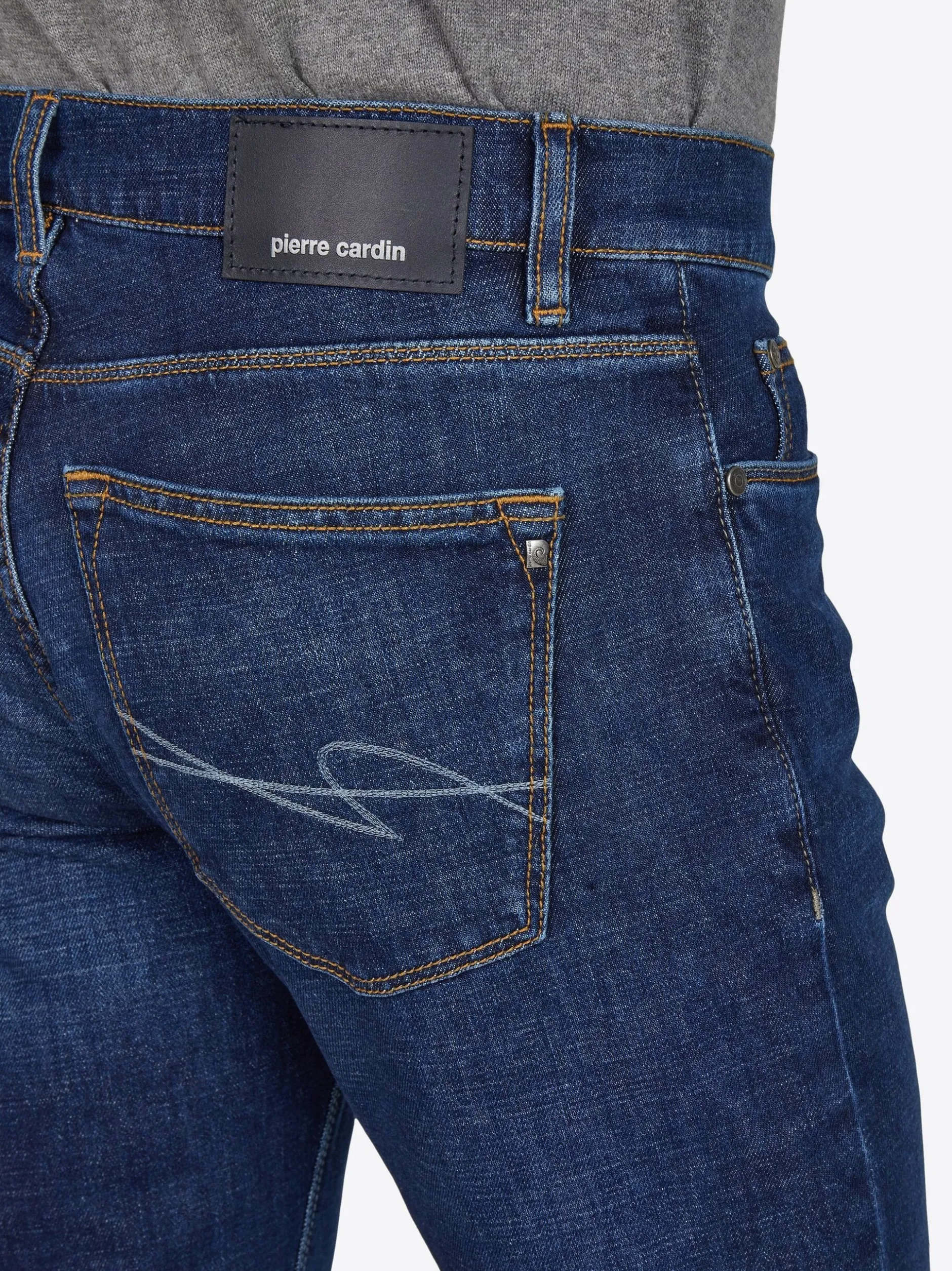 Pierre Cardin Herren Hose Lyon in blau denim