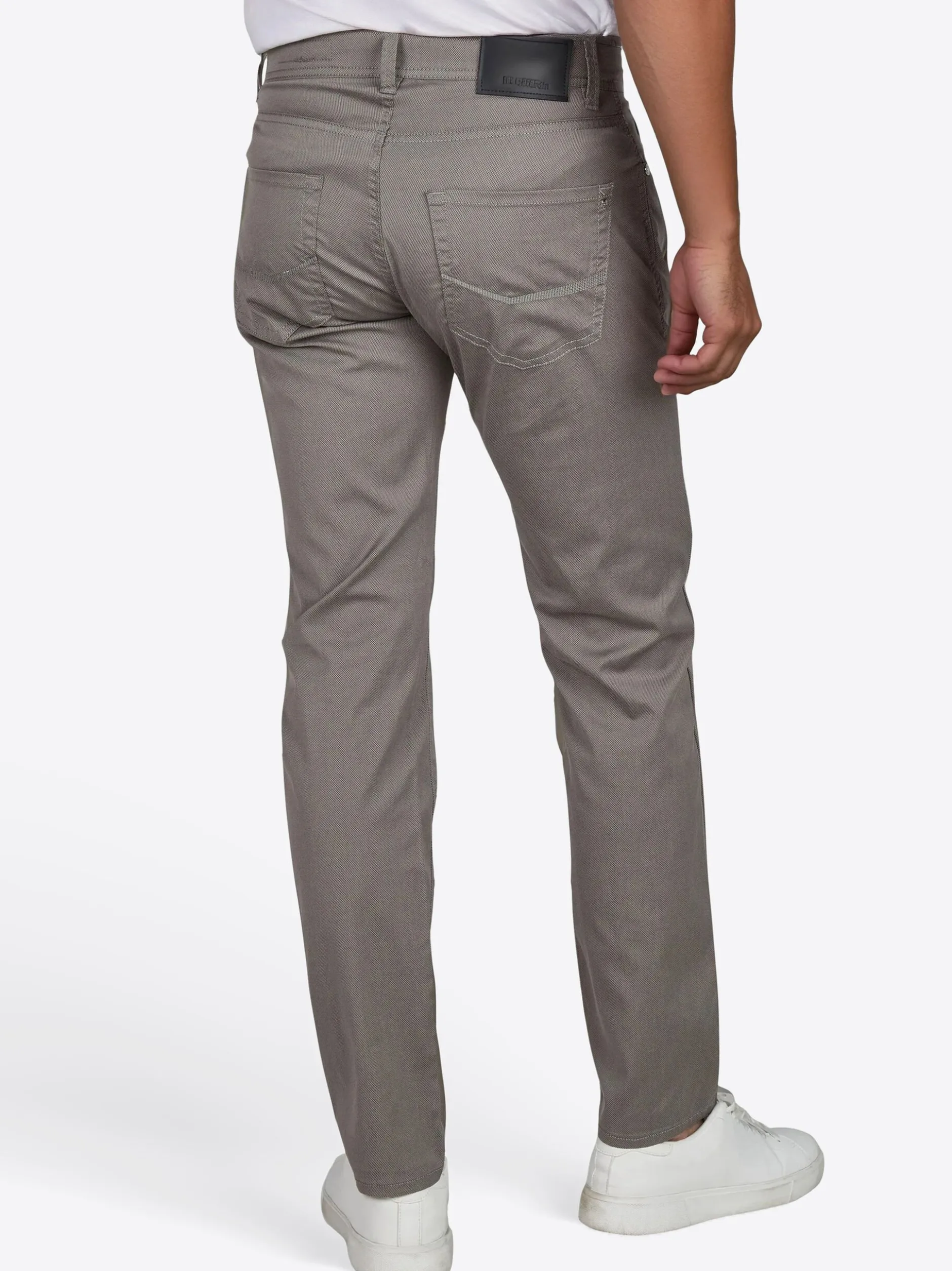 Pierre Cardin Herren Hose - Lyon in taupe - Länge: lang