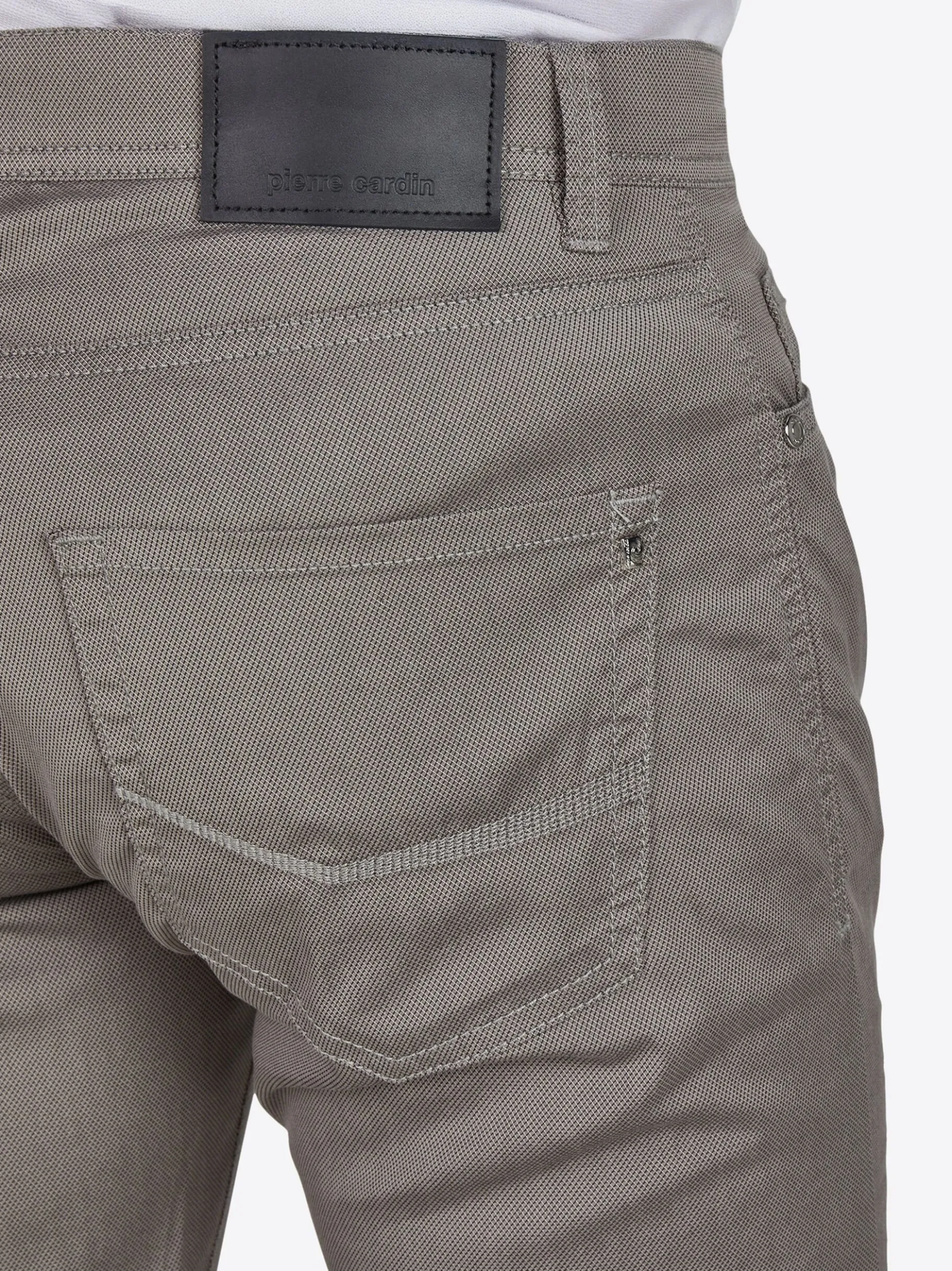 Pierre Cardin Herren Hose - Lyon in taupe - Länge: lang