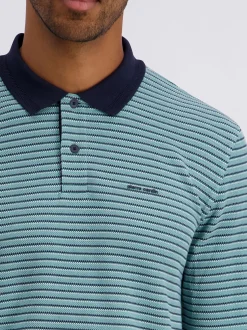 Pierre Cardin Herren Langarmshirt in blau