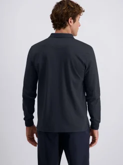 Pierre Cardin Herren Langarmshirt in blau