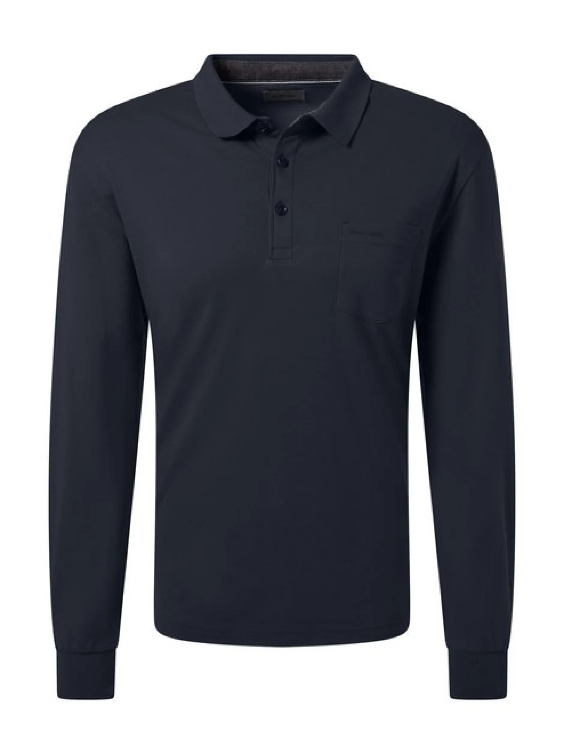 Pierre Cardin Herren Langarmshirt in blau