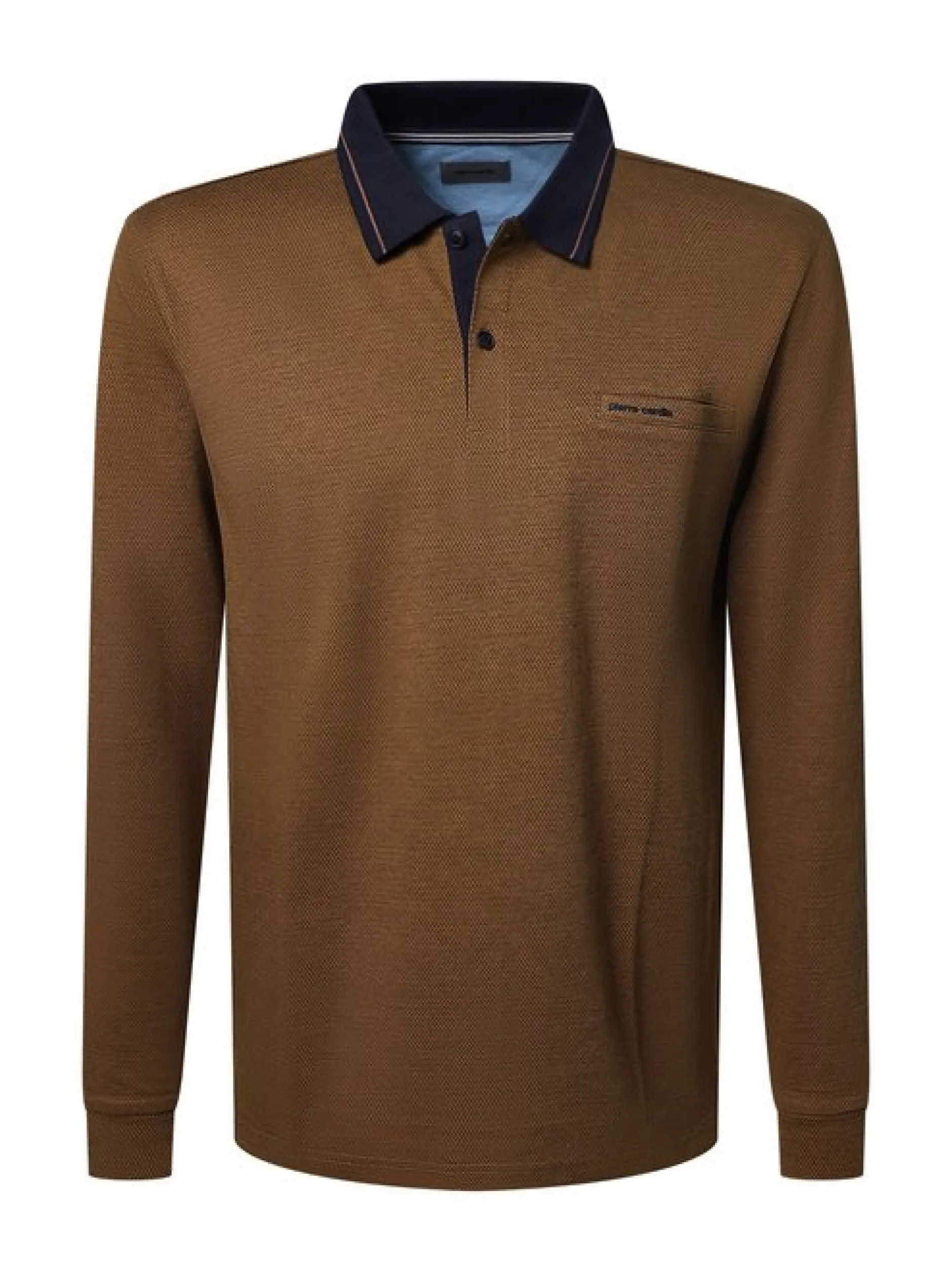 Pierre Cardin Herren Langarmshirt in braun