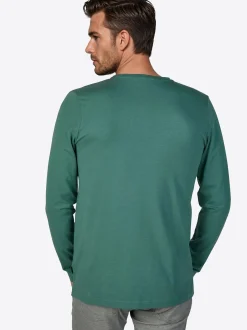 Pierre Cardin Herren Langarmshirt in grün
