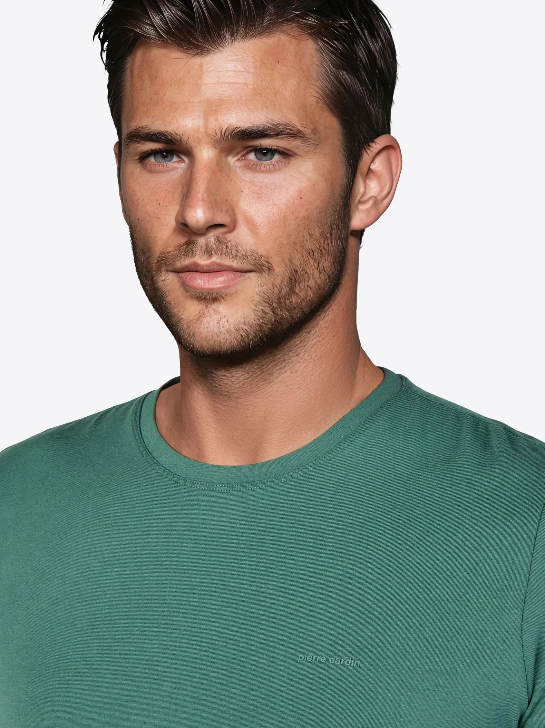 Pierre Cardin Herren Langarmshirt in grün